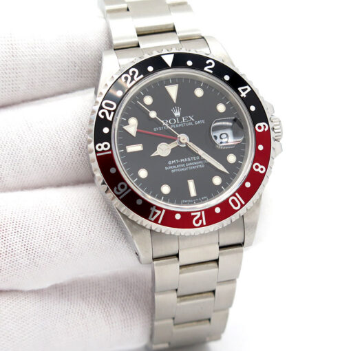 Rolex 16710 GMT Master II with Red/Black Bezel (New Old Stock)