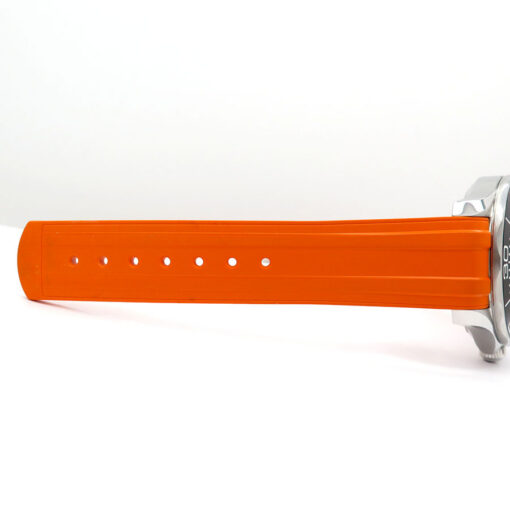 Omega Seamaster No Date Diver 300m with Black Dial on Orange Rubber Strap (New Model) - Image 8