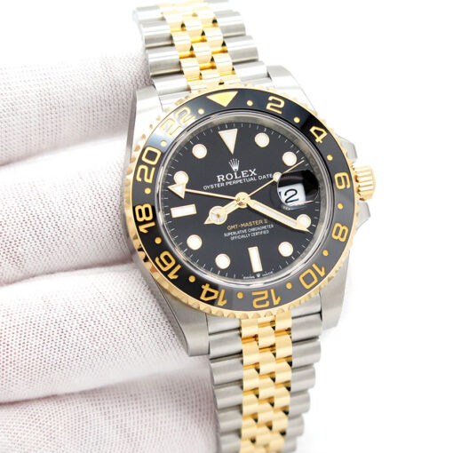 Rolex 126713GRNR GMT Master II 18K/SS on Jubilee