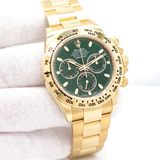 Rolex 116508 Cosmograph Daytona 18K Yellow Gold with Green Dial