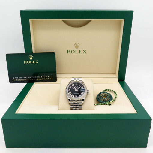 Rolex 278274 Datejust with Black Roman Dial on Jubilee - Image 2