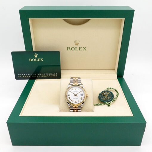 Rolex 278273 Datejust 18K/SS with White Roman Dial on Jubilee - Image 2