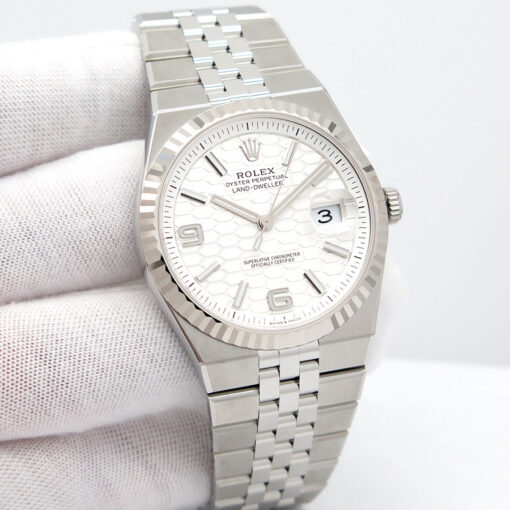 Rolex 127334 Land-Dweller 40 with White Dial
