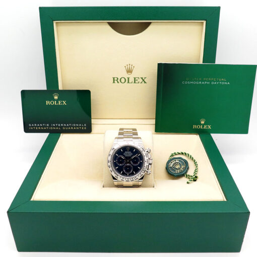 Rolex 126509 Cosmograph Daytona 18K White Gold with Blue Dial - Image 2