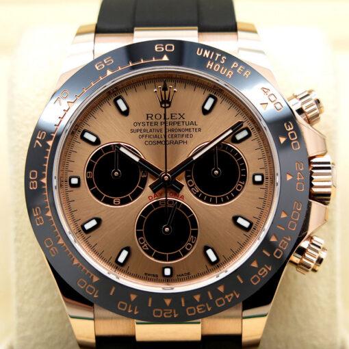 Rolex 116515LN Cosmograph Daytona 18K Rose Gold with Rose Dial - Image 3