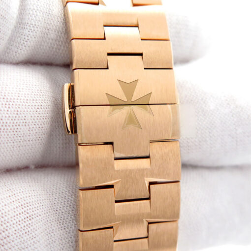 Vacheron Constantin 4500V Overseas 18K Rose Gold with Blue Dial - Image 8