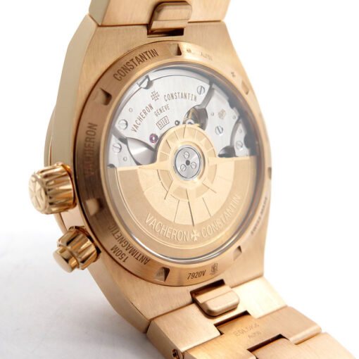 Vacheron Constantin 7920V Overseas Dual Time 18K Rose Gold with Green Dial - Image 4