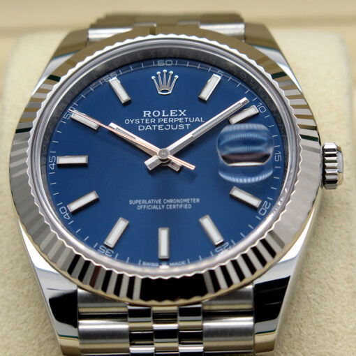 Rolex 126334 Datejust 41 with Blue Stick Dial on Jubilee - Image 3