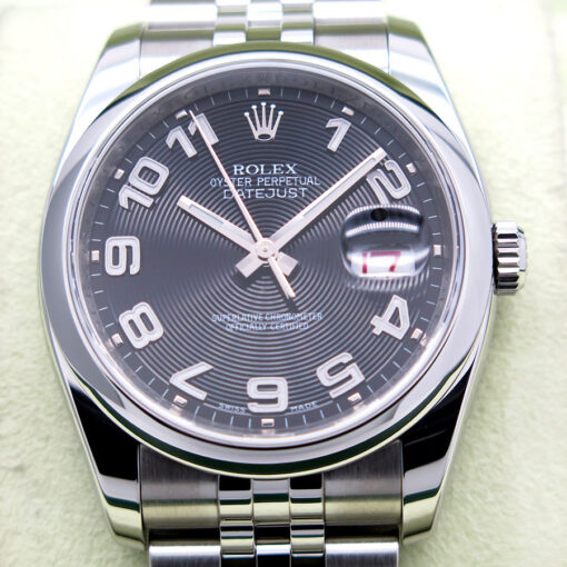 Rolex 116200 Datejust with Black Concentric Arabic Dial - Image 3