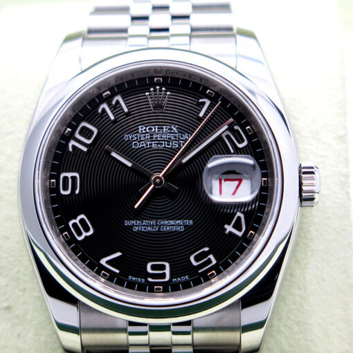 Rolex 116200 Datejust with Black Concentric Arabic Dial - Image 4