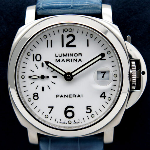Panerai PAM 49 Luminor Marina 40mm with White Dial - Image 3