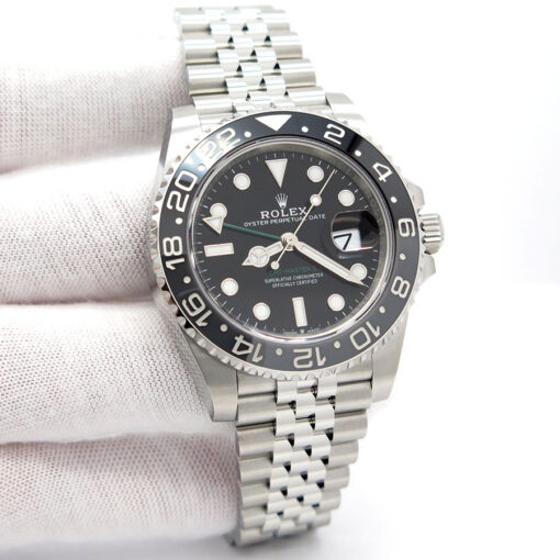 Rolex 126710GRNR GMT Master II on Jubilee