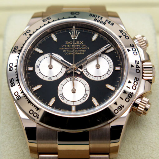 Rolex 126505 Cosmograph Daytona 18K Rose Gold with Black Dial - Image 3