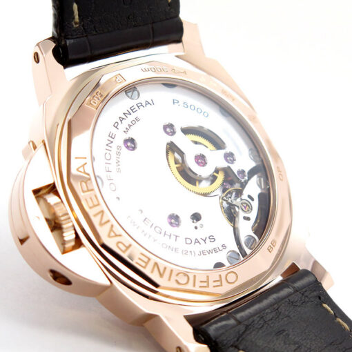 Panerai PAM 511 Luminor Marina 8 Days 18K Rose Gold with Brown Dial 44mm - Image 4