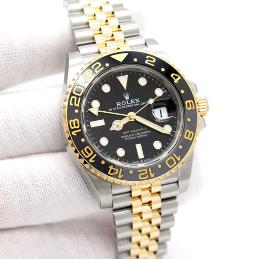 Rolex 126713GRNR GMT Master II 18K/SS on Jubilee