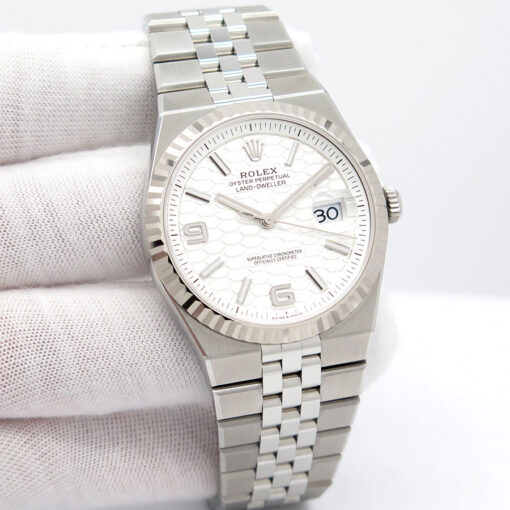 Rolex 127334 Land-Dweller 40 with White Dial