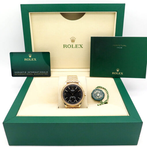 Rolex 52508 Perpetual 1908 with Black Dial 39mm on Bracelet - Image 2