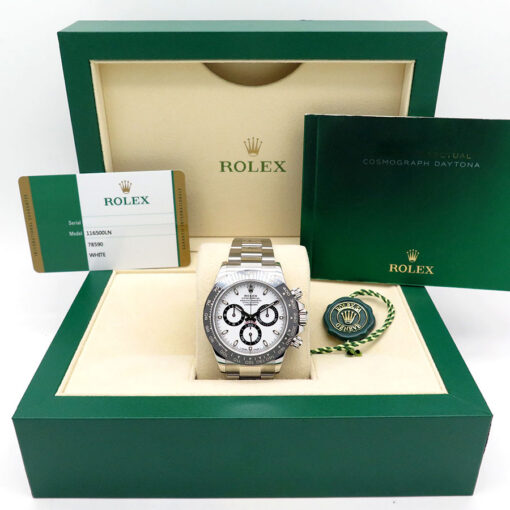 Rolex 116500LN Cosmograph Daytona with White Dial - Image 2
