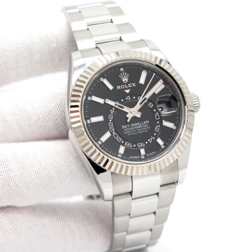 Rolex 336934 Skydweller with Black Dial on Oyster