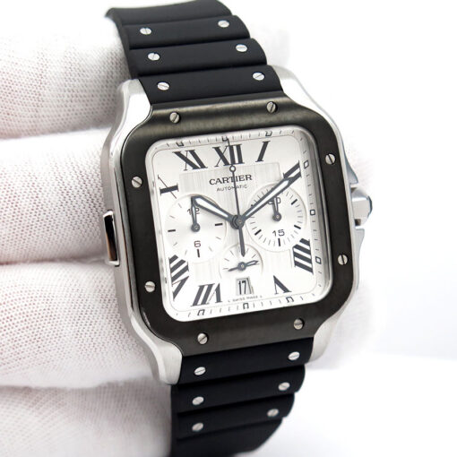 Cartier WSSA0017 Santos de Cartier Chronograph ADLC