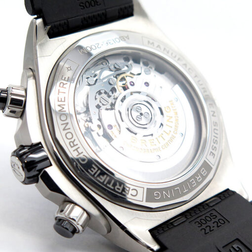 Breitling AB0136 Super Chronomat B01 44mm on Strap with Green Dial - Image 5