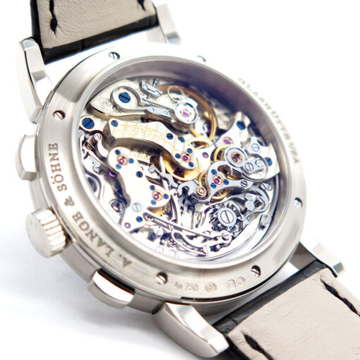 A. Lange and Sohne 414.028 1815 Chronograph 18K White Gold - Image 4