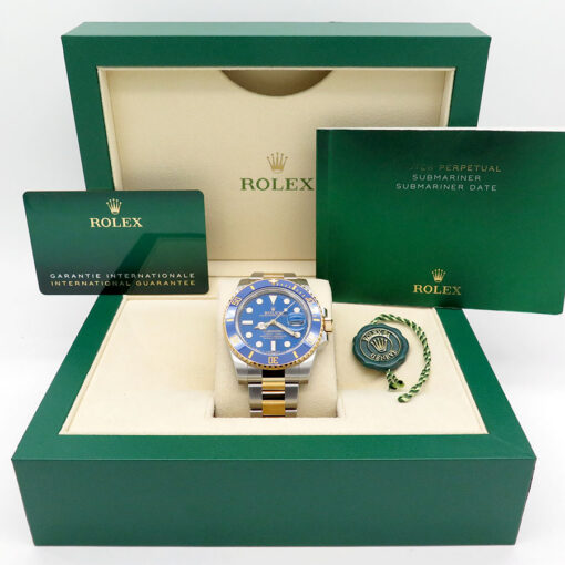 Rolex 116613LB Submariner 18K/SS Blue Dial - Image 2