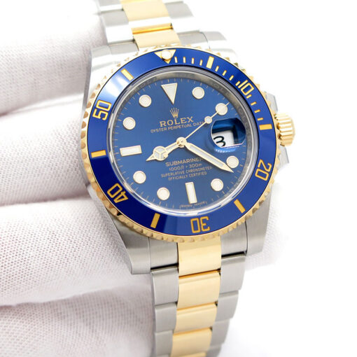 Rolex 116613LB Submariner 18K/SS Blue Dial