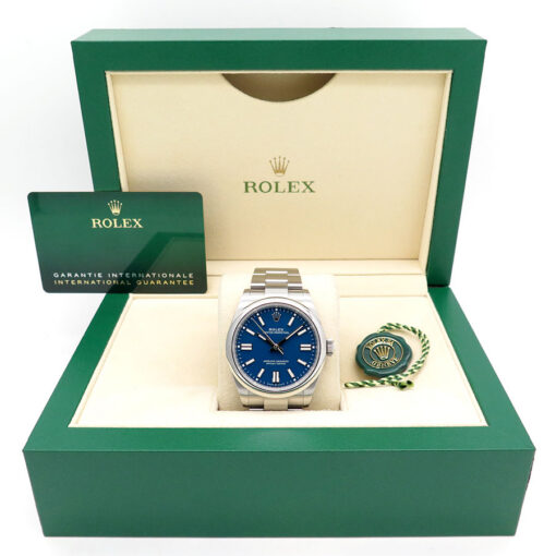 Rolex 134300 Oyster Perpetual 41 with Med Blue Dial - Image 2