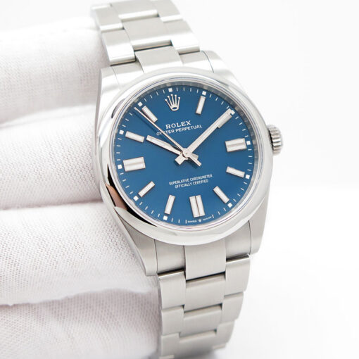 Rolex 134300 Oyster Perpetual 41 with Med Blue Dial