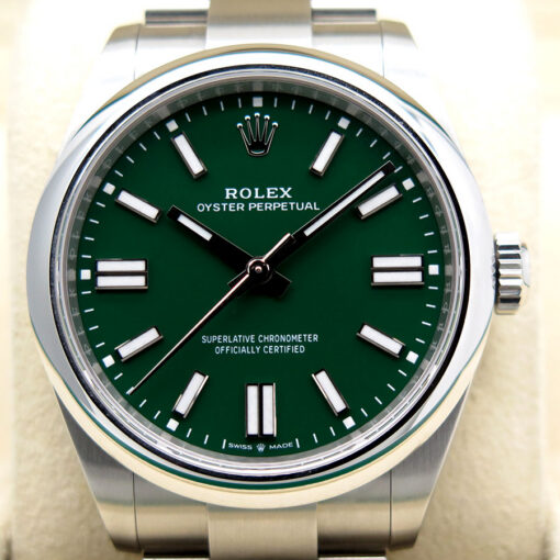 Rolex 134300 Oyster Perpetual 41 with Green Dial - Image 3