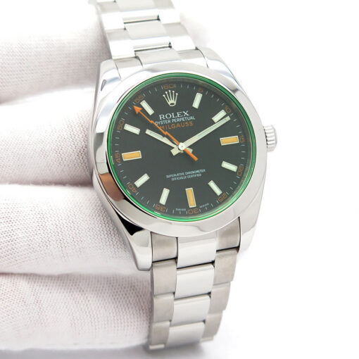 Rolex 116400GV Milgauss with Black Dial