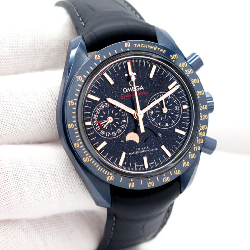 Omega Speedmaster Moonphase "Blue Side of the Moon" with Aventurine Dial