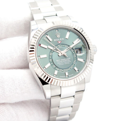 Rolex 336934 Skydweller with Mint Green Dial on Oyster