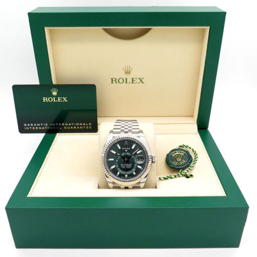 Rolex 336934 Skydweller with Mint Green Dial on Jubilee - Image 2