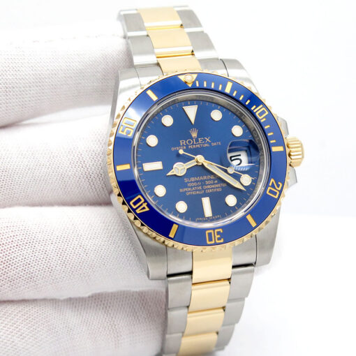 Rolex 116613LB Submariner 18K/SS Blue Dial