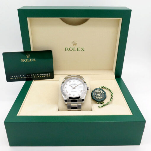 Rolex 126300 Datejust 41 with White Roman Dial on Oyster - Image 2