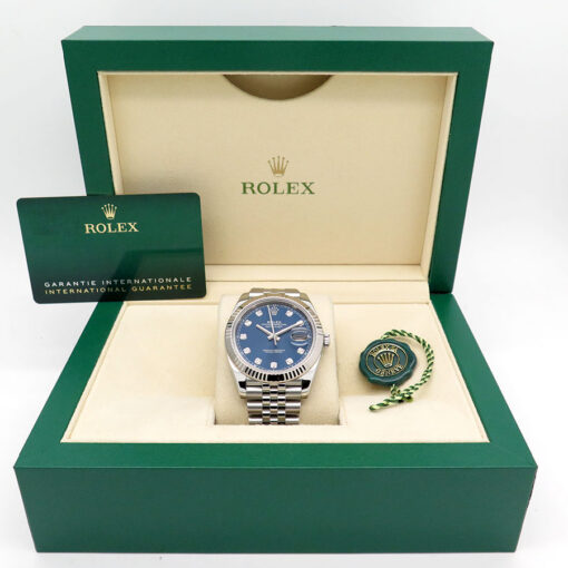 Rolex 126334 Datejust 41 with Blue Diamond Dial on Jubilee - Image 2