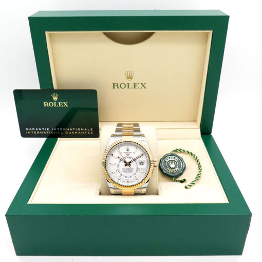 Rolex 336933 Skydweller 18K/SS with White Dial on Oyster - Image 2