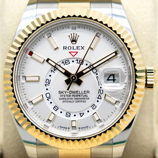 Rolex 336933 Skydweller 18K/SS with White Dial on Oyster - Image 3