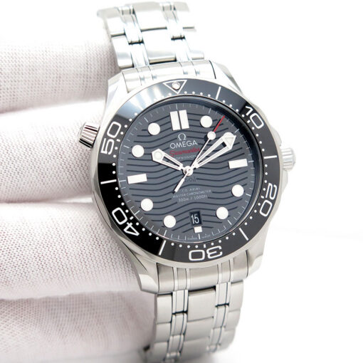 Omega Seamaster Diver 300m with Black Dial on Bracelet