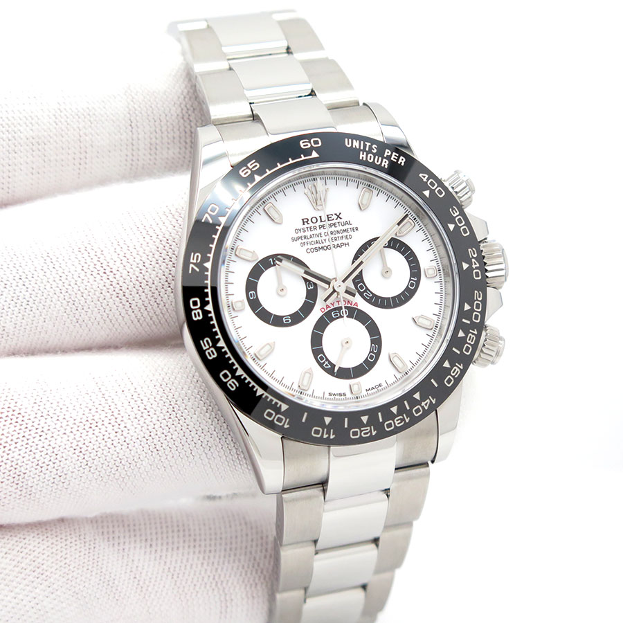 Rolex 116500LN Cosmograph Daytona with White Dial
