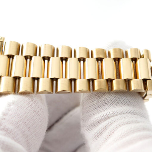 Rolex 118238 Day Date 18K Yellow Gold with Champagne Diamond Dial - Image 8