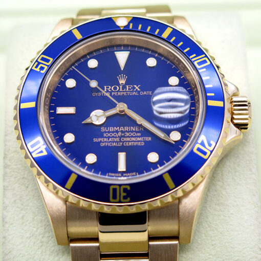 Rolex 16618LB Submariner 18K Yellow Gold - Image 3
