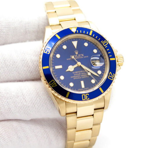 Rolex 16618LB Submariner 18K Yellow Gold