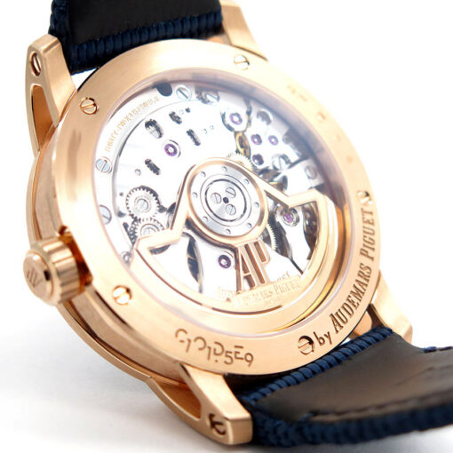 Audemars Piguet 15210OR Code 11.59 Automatic 18K Rose Gold with Blue Dial - Image 5