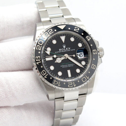 Rolex 126710GRNR GMT Master II on Oyster