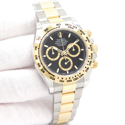 Rolex 126503 Cosmograph Daytona 18K/SS with Black Dial