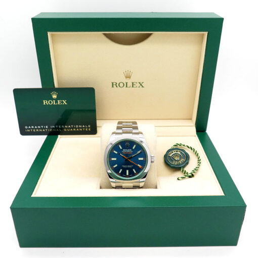 Rolex 116400GV Milgauss with Blue Dial - Image 2