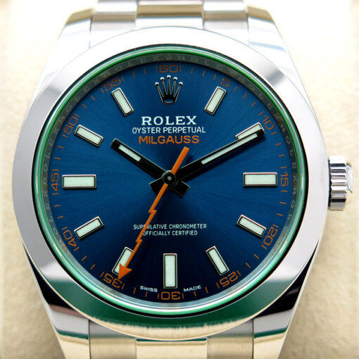 Rolex 116400GV Milgauss with Blue Dial - Image 3